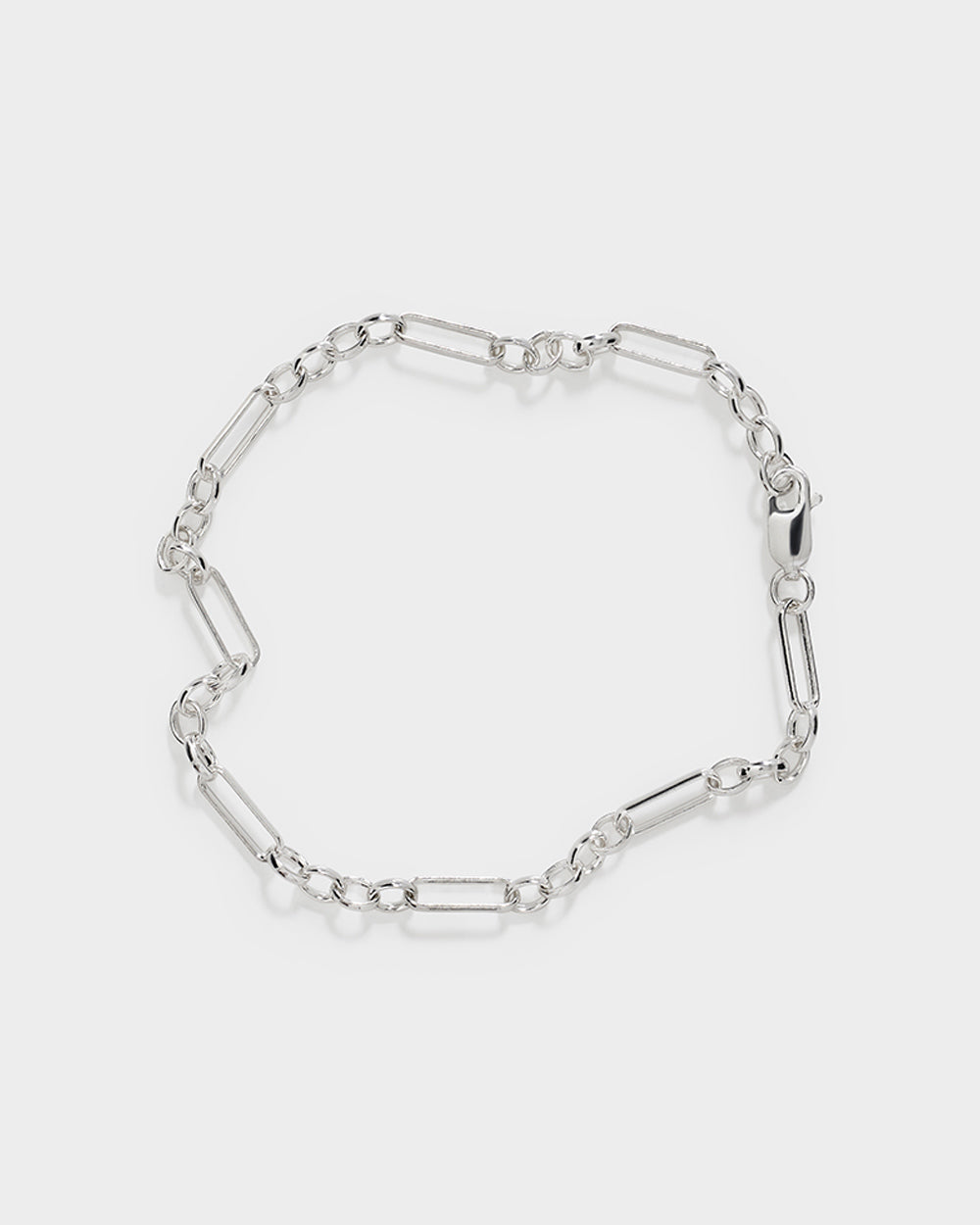 THE CHUNKY FIGARO BRACELET SILVER