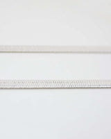 THE FLAT SNAKE CHAIN SILVER