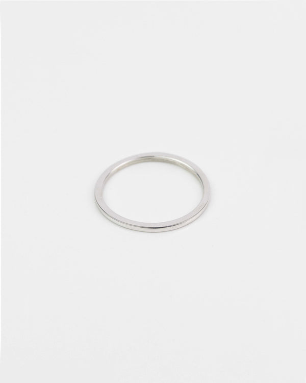 The Square Cut Ring Silver