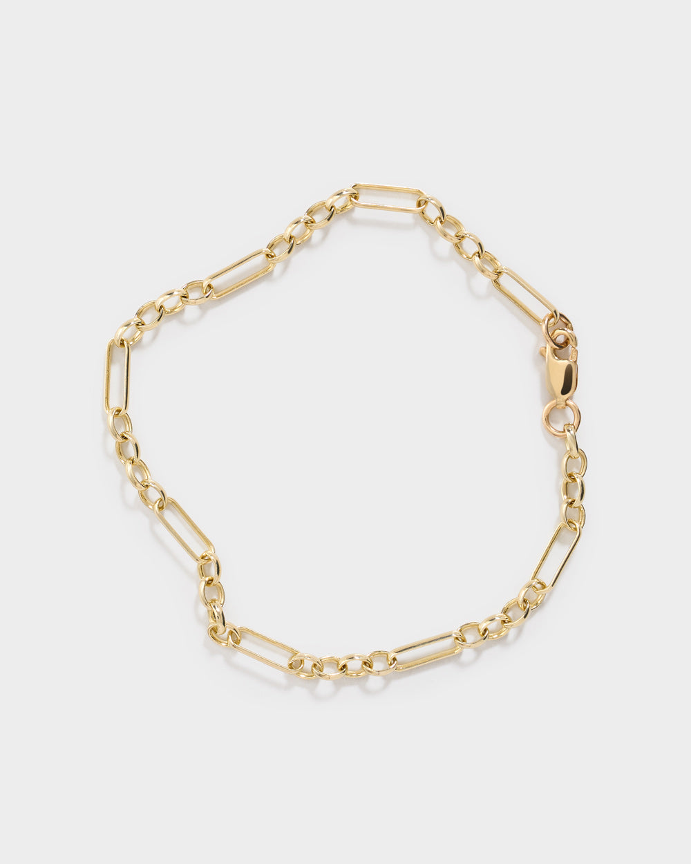 THE CHUNKY FIGARO BRACELET GOLD