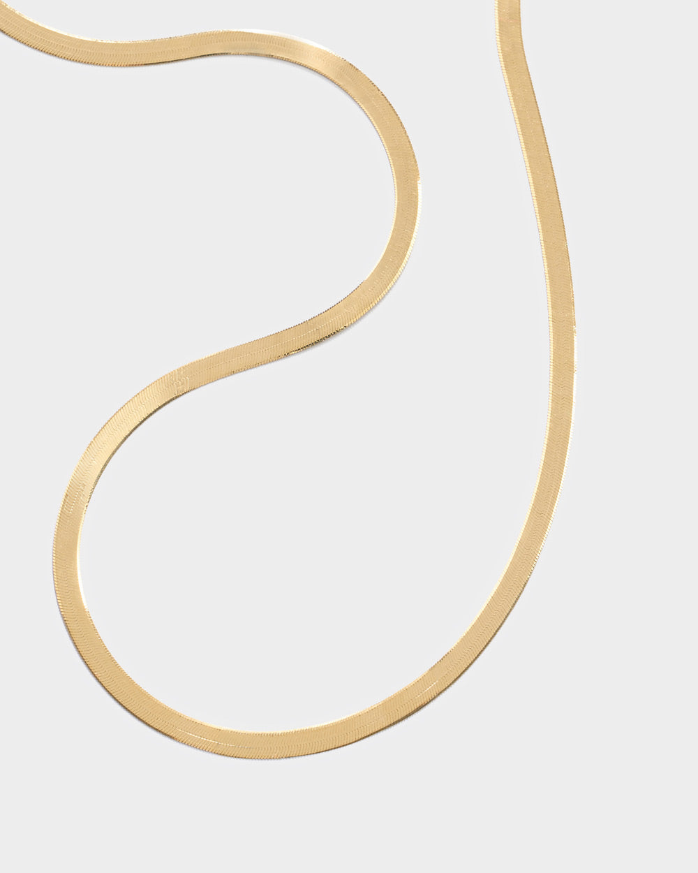 THE FLAT SNAKE CHAIN GOLD