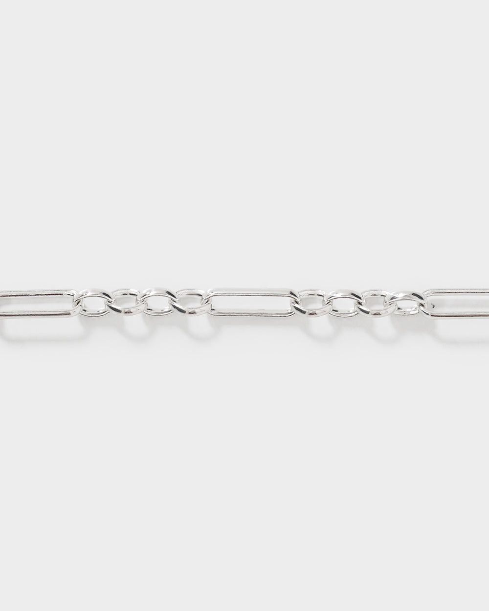 THE CHUNKY FIGARO CHAIN SILVER