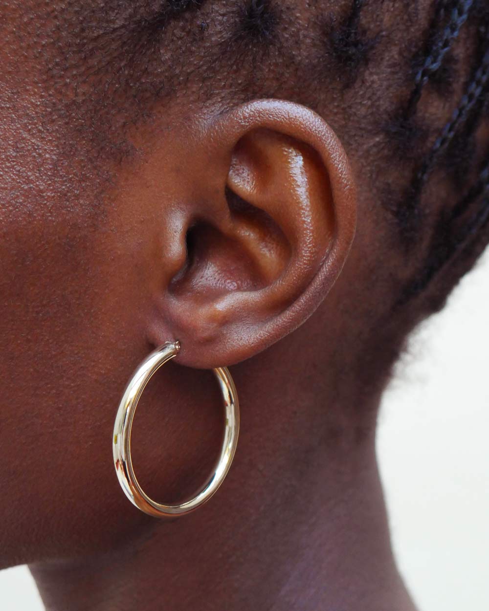 Peyton Chunky Hoops - Gold main image 1