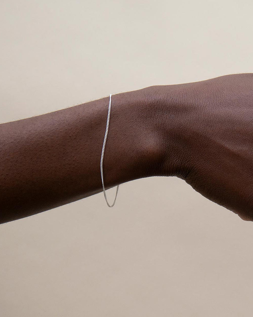 THE CURB BRACELET SILVER