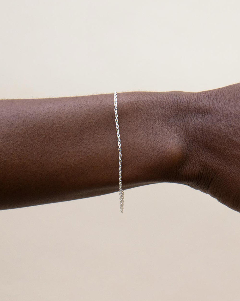 THE ROPE BRACELET SILVER