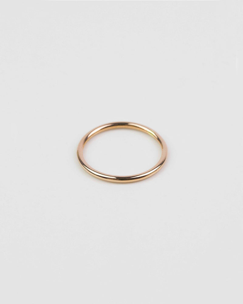 The Round Cut Ring Rose Gold