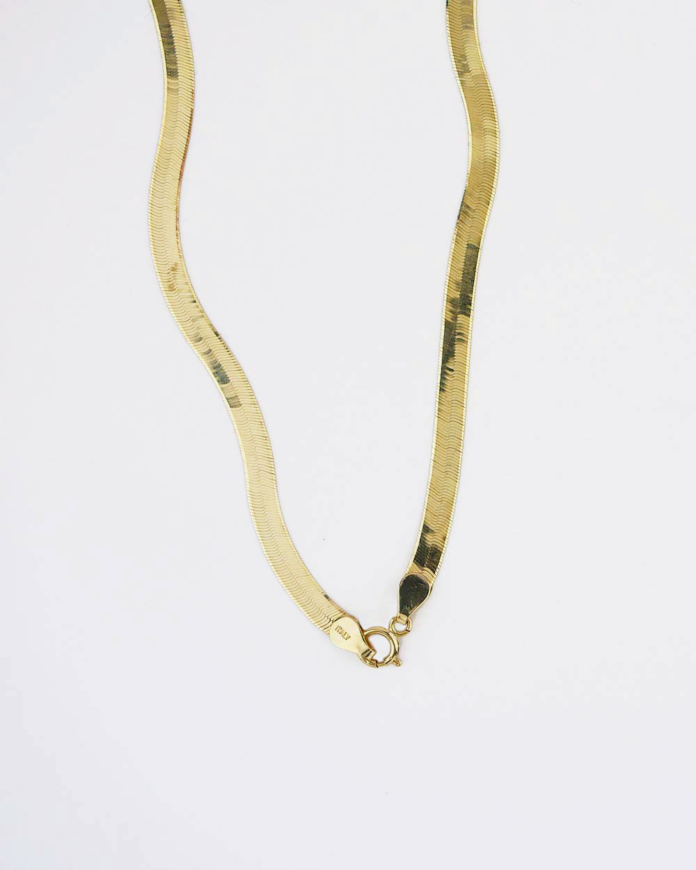 THE FLAT SNAKE CHAIN GOLD