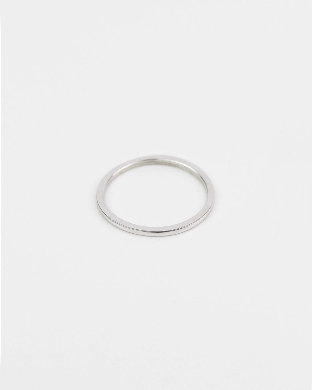 THE SQUARE CUT RING SILVER